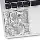 thumbnail image 1 of Adhesivo De Atajos De Teclado Mac Os Para Macbook, 1 of 6