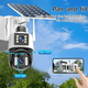thumbnail image 2 of Cámara de Seguridad Solar T4 V380 con Doble Cámara, 1080p, 2 of 3