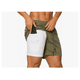 thumbnail image 1 of Short Deportivo Hombre Pantalones Cortos Secado Rápido Sport VERDE TALLA M, 1 of 5