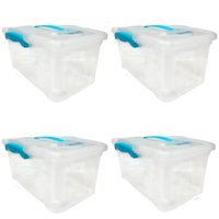 Reyplast - Caja Con Asas Y Manilla 6.5 Litros Cant.4