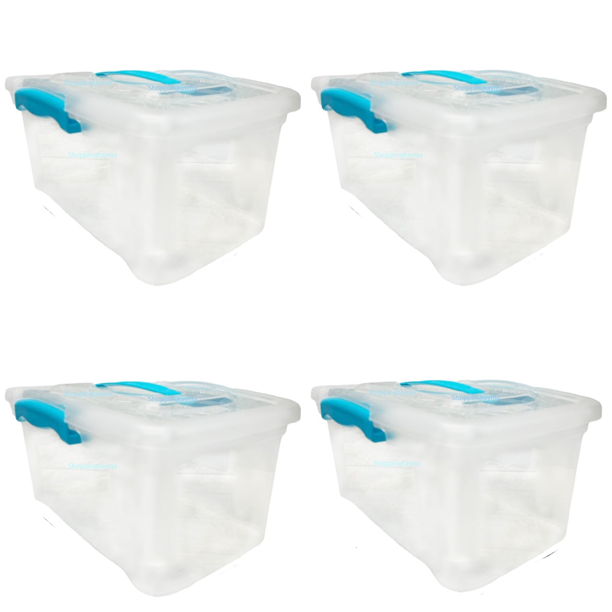 Reyplast - Caja Con Asas Y Manilla 6.5 Litros Cant.4