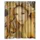 thumbnail image 1 of Cortina de ducha Shakira, juego de cortina de baño con ganchos, tamaño 60 x 72 pulgadas, 1 of 3