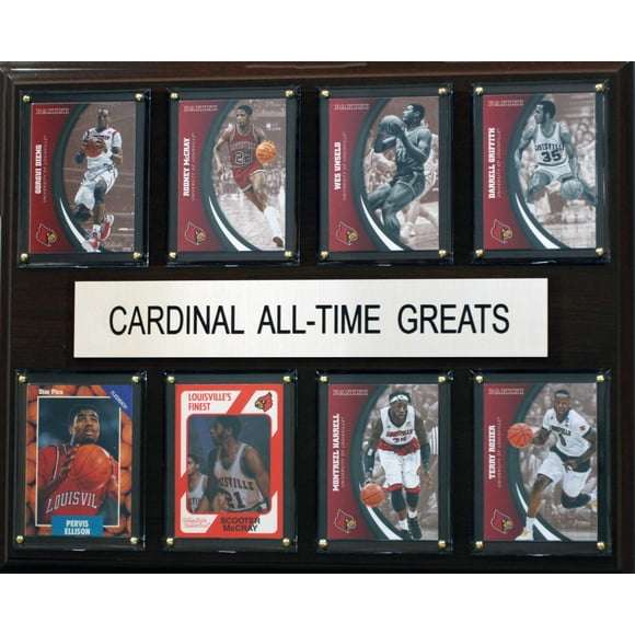 Placa C&I Collectables NCAA Louisville Cardinal All-Time Greats