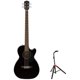 thumbnail image 1 of Bajo acústico Fender Fishman de 4 cuerdas con soporte, 1 of 3