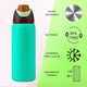 thumbnail image 2 of Botella De Agua 1000ml Termo Acero Inoxidable Térmico, 2 of 6