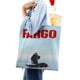 thumbnail image 4 of Fargo Bolso de tela con estampado de lienzo para mujer, bolsa de compras reutilizable y estética, con cremallera interior, regalo para mujer,40*40cm., 4 of 6