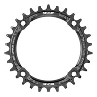 Genérica - Plato Redondo Mtb Narrow Wide Bicicleta 30T 32T 34T 36T 38T Azul