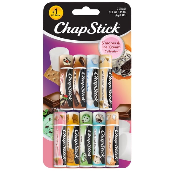 Bálsamo labial ChapStick Ice Cream Collection, paquete de 3, 4,4 ml