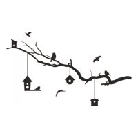 Rienda Libre Graphics - Decomural Tree Branch Bird House Ws-44185