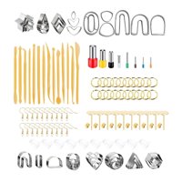 Bothyi - 36 Cortadores De Pendientes De Arcilla Con Pendientes Y Ganchos Para Tallar