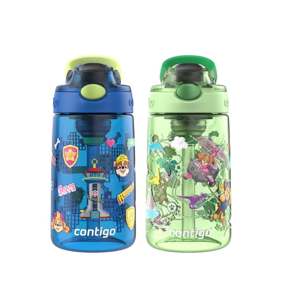 Botella de agua Contigo Aubrey Paw Patrol, 414 ml, paquete de 2 unidades, Autospout