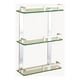 thumbnail image 2 of Estante Organizador Baño 3 Niveles Vidrio Templado Jhn, 2 of 3