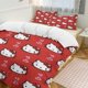 thumbnail image 3 of Red Hello Kitty Comforter Twin SizeComforter Set for Kids Girls3Pcs Bedding Set Printed Comforter with 2 PillowcasesDown AlternativeSoft and Lightweight Bed Sheets, 3 of 5