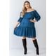thumbnail image 5 of Vestido Mini Con Volantes Texturizados Estampado Y Dobladillo Acampanado, 5 of 5