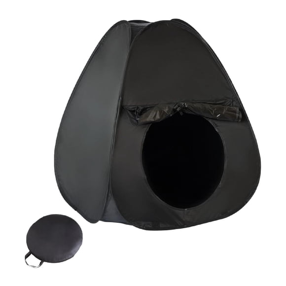 Tienda Sensorial Para Niños Black Instant Black Con Bolsa De Viaje Y Relajación Tenta Triangular Triangular