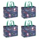 thumbnail image 1 of 4 Piezas Bolsas De Regalo De Navidad Bolsas De Regalo De Fiesta Multifuncionales De Gran Capacidad Azul, 1 of 5
