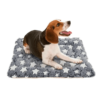 Genérico - Alfombrilla Suave Mascota Perro Gato Manta Acolchada 58X39Cm Color Gris