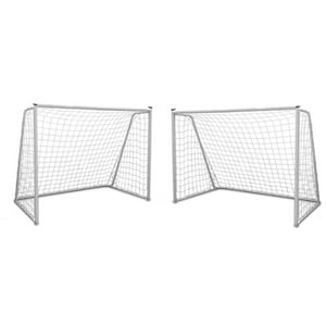 Auckland Outdoor - Pack 2 Arcos Futbol Niño Metalico Con Red 180X120 Cm