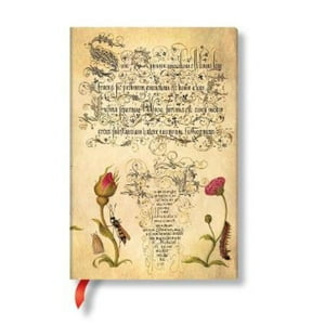 Paperblanks - Libreta Mira Botanica Flemish Rose, Mini Tapa Dura