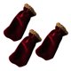 thumbnail image 2 of 3pieces pleuche piano sustain pedal cover protector de la manga del pie protector rojo, 2 of 5