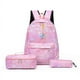 thumbnail image 1 of Girl Flower Printed Primary Junior High University Bookbag Lunch Bag Pencil Case 3pcs Backpack Sets Youth School Backpacks, 1 of 3
