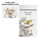 thumbnail image 4 of Silla De Comer Con Protector De Asiento Rosada, 4 of 8