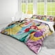 thumbnail image 3 of Juego de cama de 3 piezas con funda nórdica de princesas de dibujos animados, decoración de habitación con personalidad para adolescentes y niños (02, individual 68 x 86 pulgadas + 20 x 30 pulgadas), 3 of 6