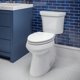 thumbnail image 2 of Asiento de Inodoro Mayfair Ashton de Madera con Cierre Lento, alargado, Blanco, 2 of 8