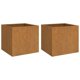 thumbnail image 1 of Macetero Casafoyer de Acero Corten 16.5x15.7x15.4 cm – 2 piezas, 1 of 5