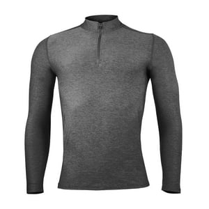 Andesland - Polera Dry Fit Con Cierre Manga Larga Hombre