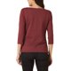 thumbnail image 3 of INSPIRE CHIC Blusa de Punto con Cuello de Barco para Mujer, Manga 3/4, Estampado de Cuadros de Pata de Gallo para Otoño e Invierno, Talla XL, Cuadros Rojos, 3 of 6