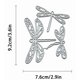 thumbnail image 2 of Plantilla metálica de corte y relieve Tiosen libélula plateada, 2 of 5