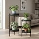 thumbnail image 4 of Porta Macetero Pedestal Para Plantas 2 Niveles Estante M negro, 4 of 9
