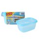 thumbnail image 1 of Contenedor rectangular de alimentos Glad 1,9 L, pack de 2, 1 of 9