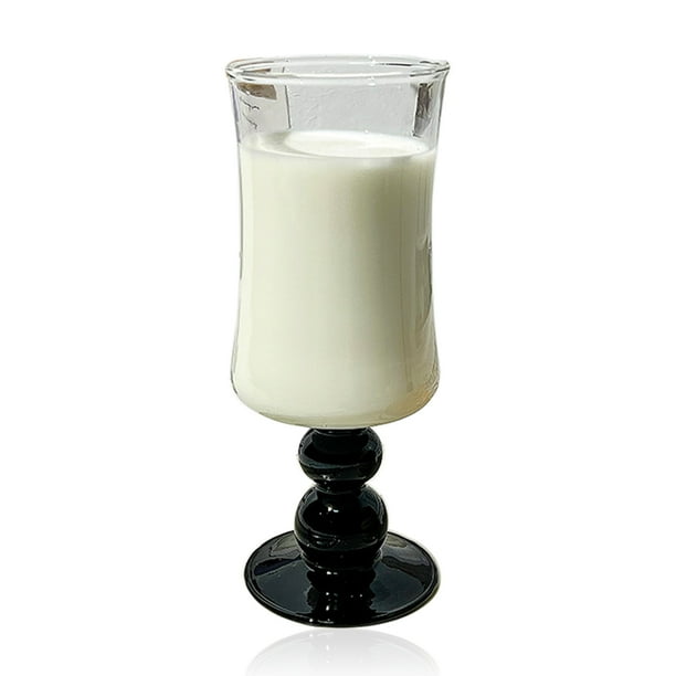 Copas de vino negras de 400 ml para agua, ideales para bodas, fiestas, zumos y mucho más. Diseño elegante.