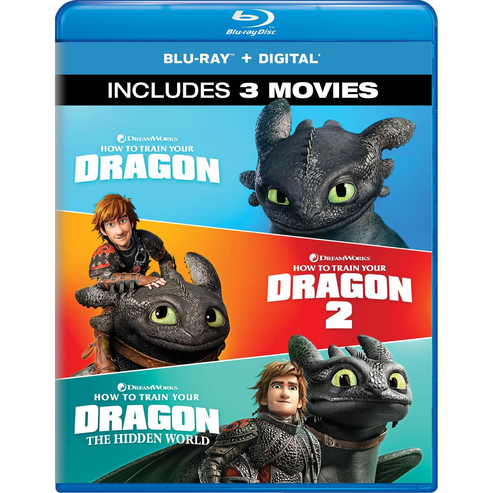 Universal - Colección Digital De 3 Películas En Blu-ray + Cómo Entrenar A Tu Dragón