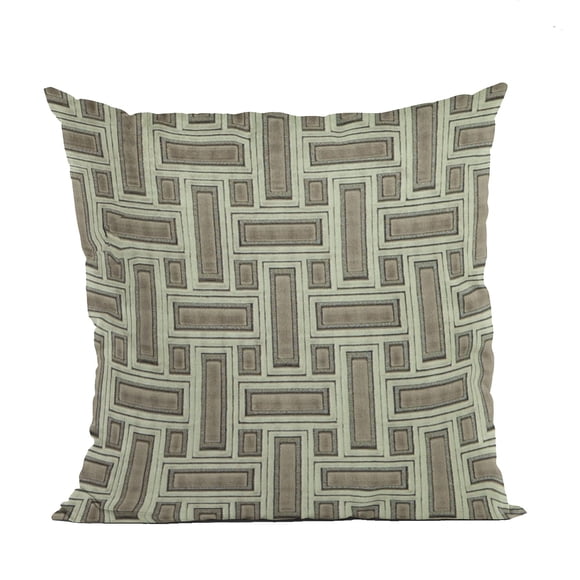 Cojín decorativo Plutus Brands Plutus Truffle Stony Cut Velvet
