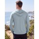 thumbnail image 3 of INSPIRE CHIC Chaqueta con Capucha de Protección Solar para Pesca al Aire Libre para Hombre, Ligera, con Cremallera, Talla S, Gris, 3 of 5