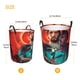 thumbnail image 5 of Vértigo Cesta de lavandería de gran capacidad redonda con asa, bolsa para ropa sucia plegable, almacenamiento para dormitorio, baño y lavadero 44x35 cm, 5 of 6