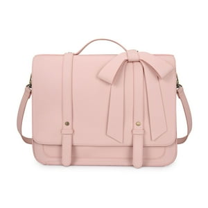 Ecosusi - Mochila Y Maletín Con Lazo Removible Summer Garden Romance Para 14 - Rosado