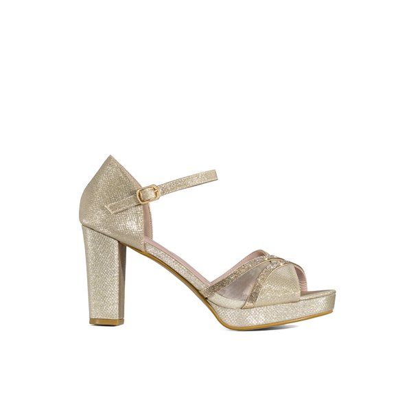 Sandalias Formal PU Glitter Mujer Cuadrado Weide YOU587