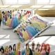 thumbnail image 3 of Princess Series Cartoon Duvet Cover Anime Soft Bedding Set 3D Print Comforter Cover Set, 3 of 5