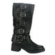 thumbnail image 1 of Bota Chalada Mujer Biker-2 Negro Casual, 1 of 8