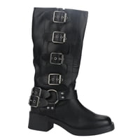 Bota Chalada Mujer Biker-2 Negro Casual