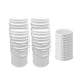 thumbnail image 1 of Cubo de 5 galones apto para uso alimentario, paquete electrónico, suministro, blanco con tapa, 12 un, 1 of 9