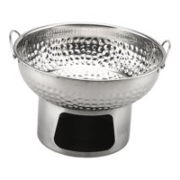 Bothyi - Olla Caliente Tailandesa Tom Yum De 7 Pulgadas, Resistente, Portátil Y Plateada, Para Fiestas Y Eventos Al Aire Libre