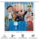 thumbnail image 2 of Jefe en pañales 3-theme 4-Piece Shower Curtain Set with Rugs, Waterproof Bathroom Decor Set Includes Bath Mat, U-Shaped Rug, Toilet Lid Cover and Curtain with Hooks, 2 of 6