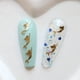 thumbnail image 2 of 1 Bag Mermaid Copper Slice Nail Art Stickers With One Side Gold Design, For Women Girls Nial Decor DIY, 2 of 2