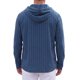 thumbnail image 3 of INSPIRE CHIC Camisa de Hombre con Capucha de Lino de Manga Larga con Botones y Rayas Henley con Capucha L Azul Marino, 3 of 6