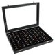 thumbnail image 1 of Estuche Expositor para Anillos Siveit 100 Ranuras Negro 36x26x6 cm, 1 of 9